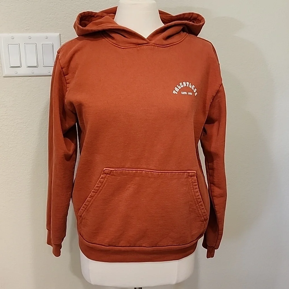 Talentless Hoodie Mother Earth Canyon Unisex Burnt Orange Rare Color size Small